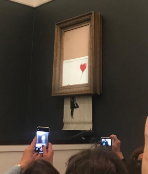 Hoe Banksy’s schilderij Girl with Balloon wereldnieuws werd – een juridische blik op de feiten